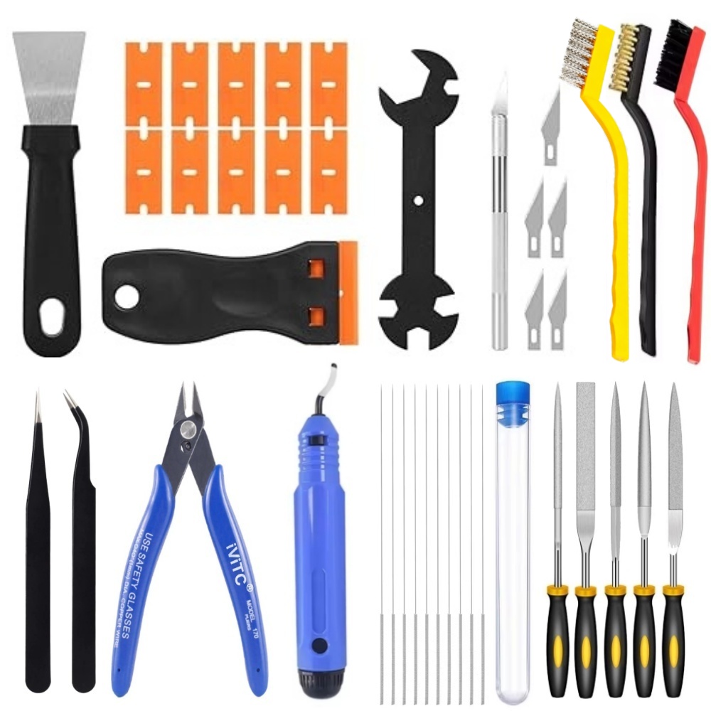 3D Printing Files - 40 Buah Alat Printer 3D, Pengikis,