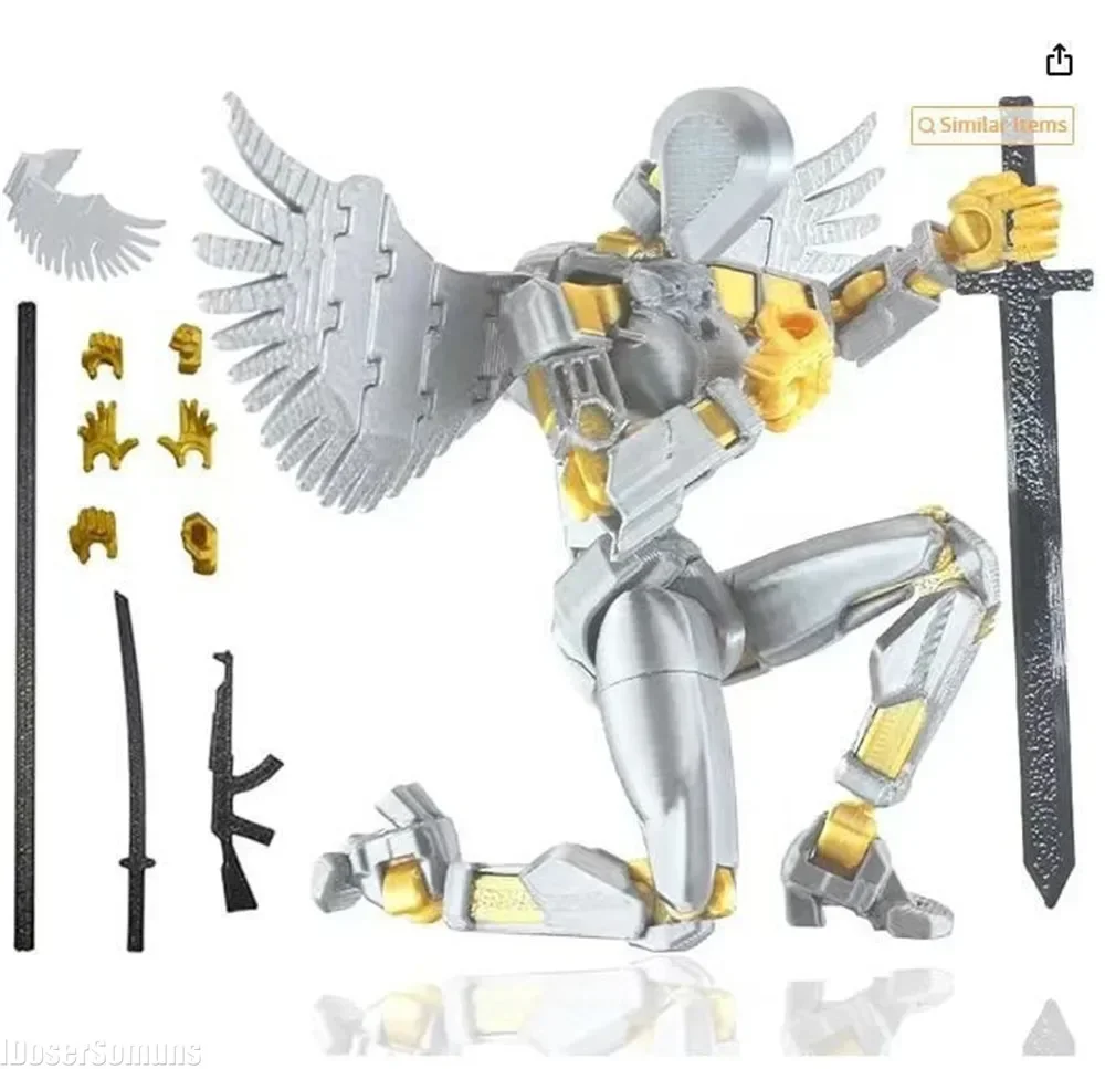 3D Printing For Dummies - Mainan Cetak 3D Figur Aksi DIY