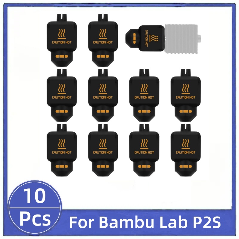3D Printing Bambu - 10 Buah Kaus Kaki Silikon Hitam
