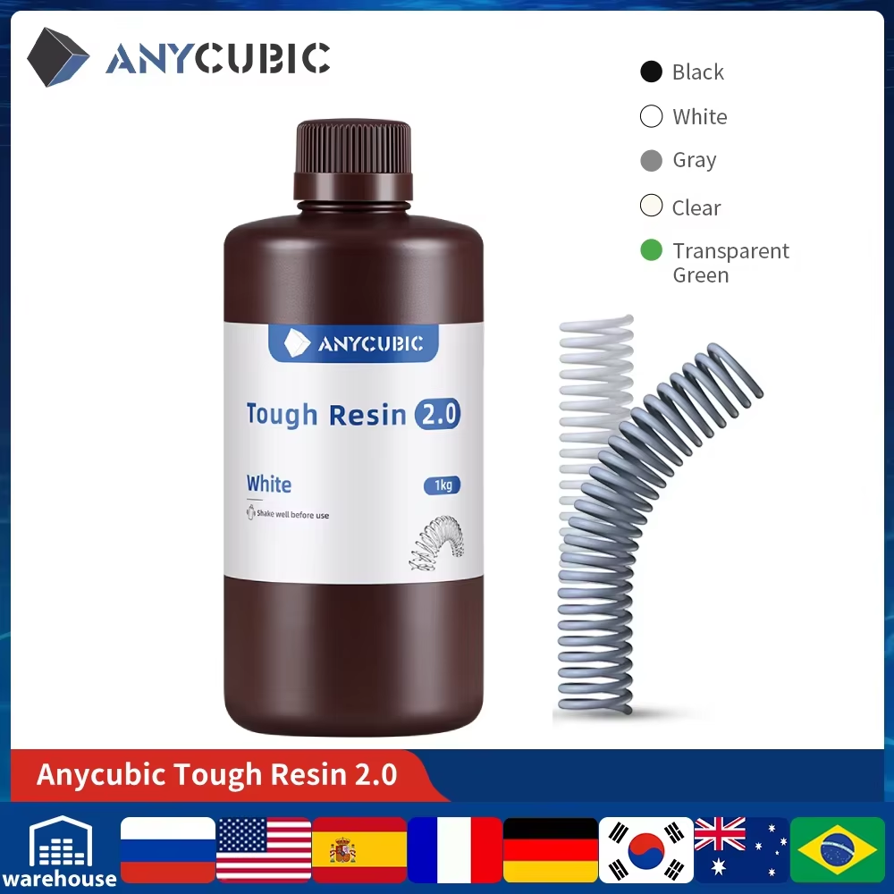 Glue For 3D Printing - ANYCUBIC Resin kuat fleksibel, 2.0 Resin