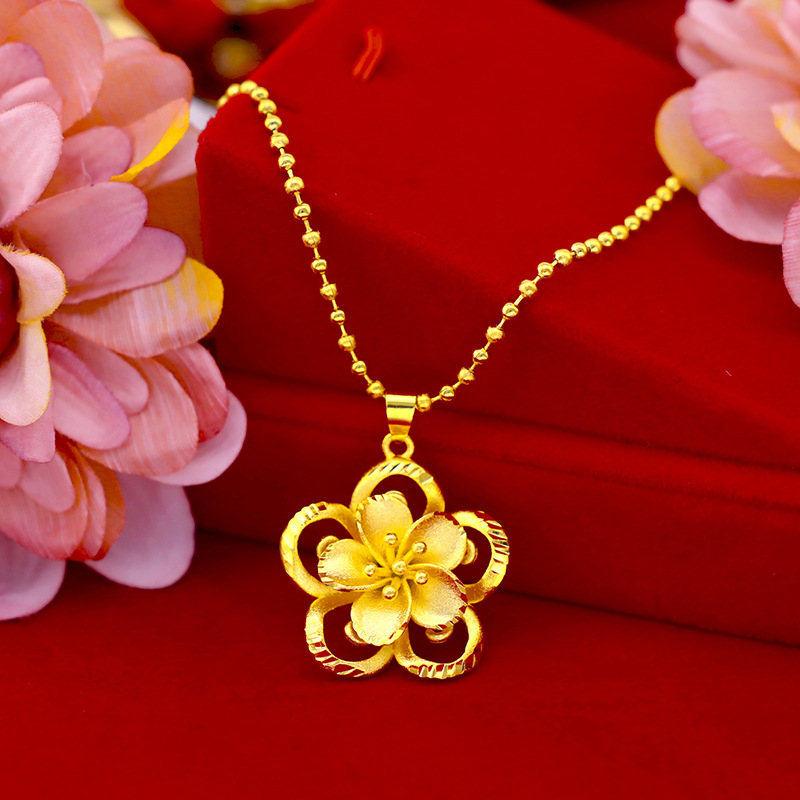 3D Printing Jewellery - 999 Liontin Bunga Matahari Emas Murni