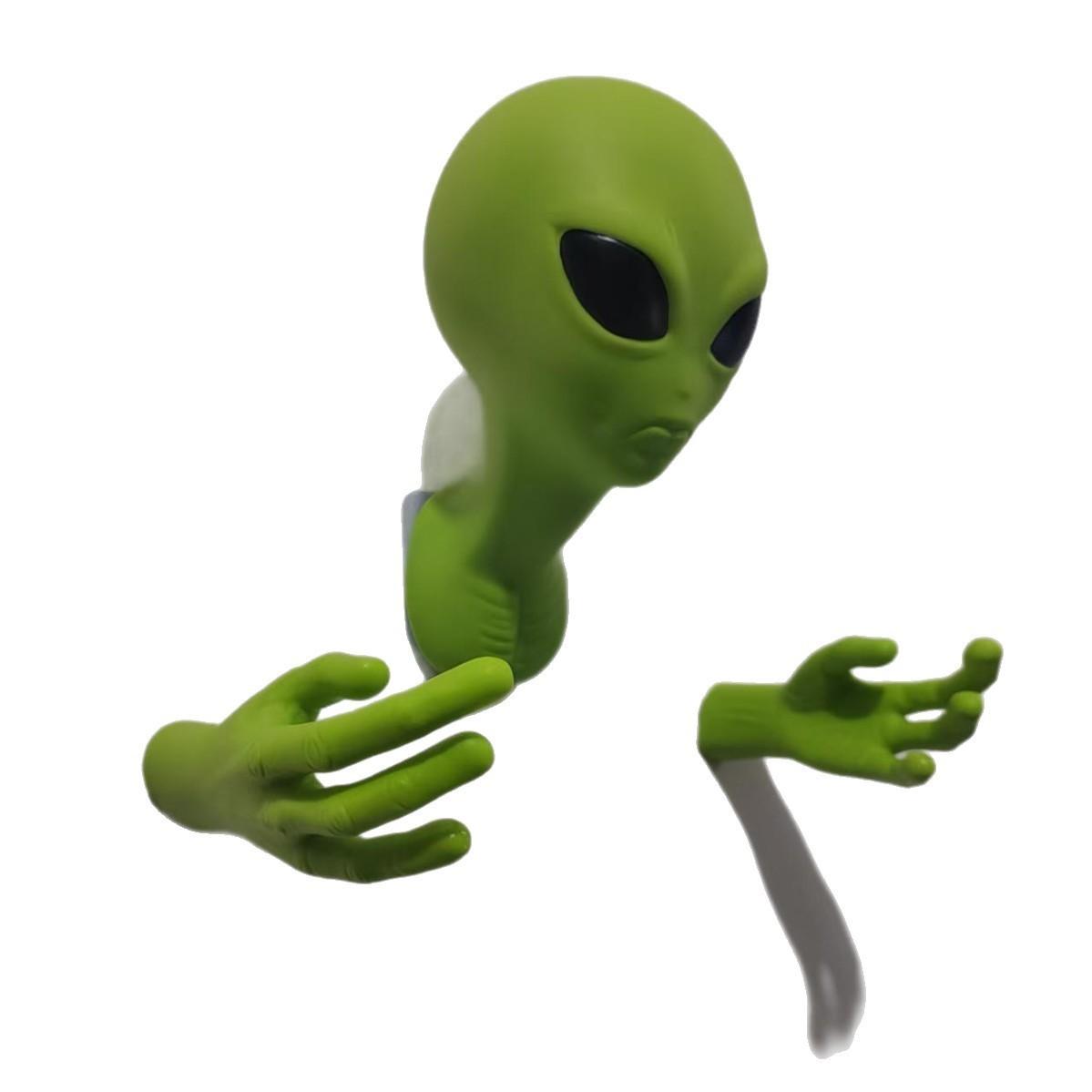 3D Printing Objects - 1 Liontin Alien Hijau, Patung Alien