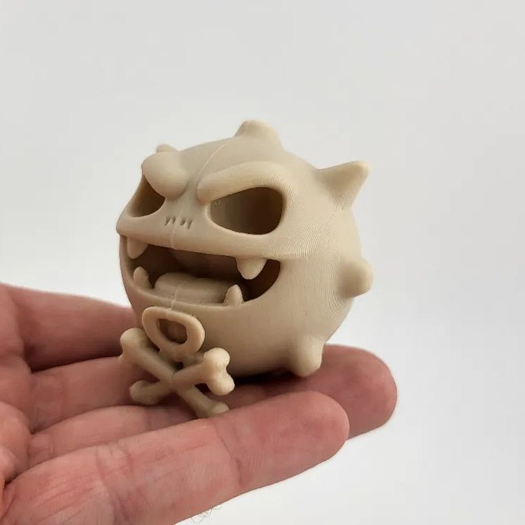 3D Printing Objects - Figur Fosil Tengkorak Pokémon Model Cetak