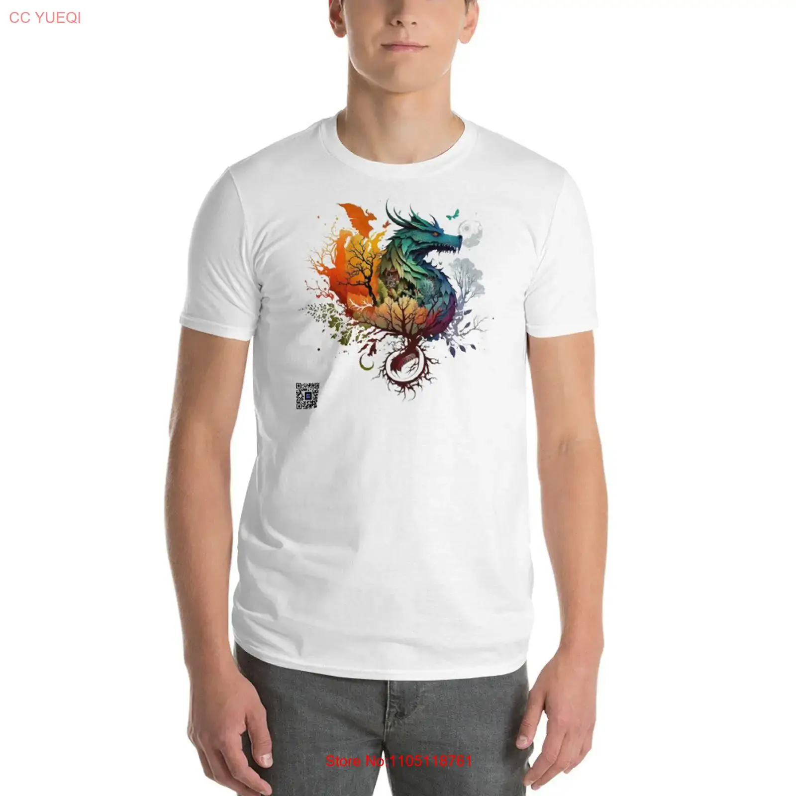 3D Printing Qr Code - Kaos Dragon dengan kode QR AR