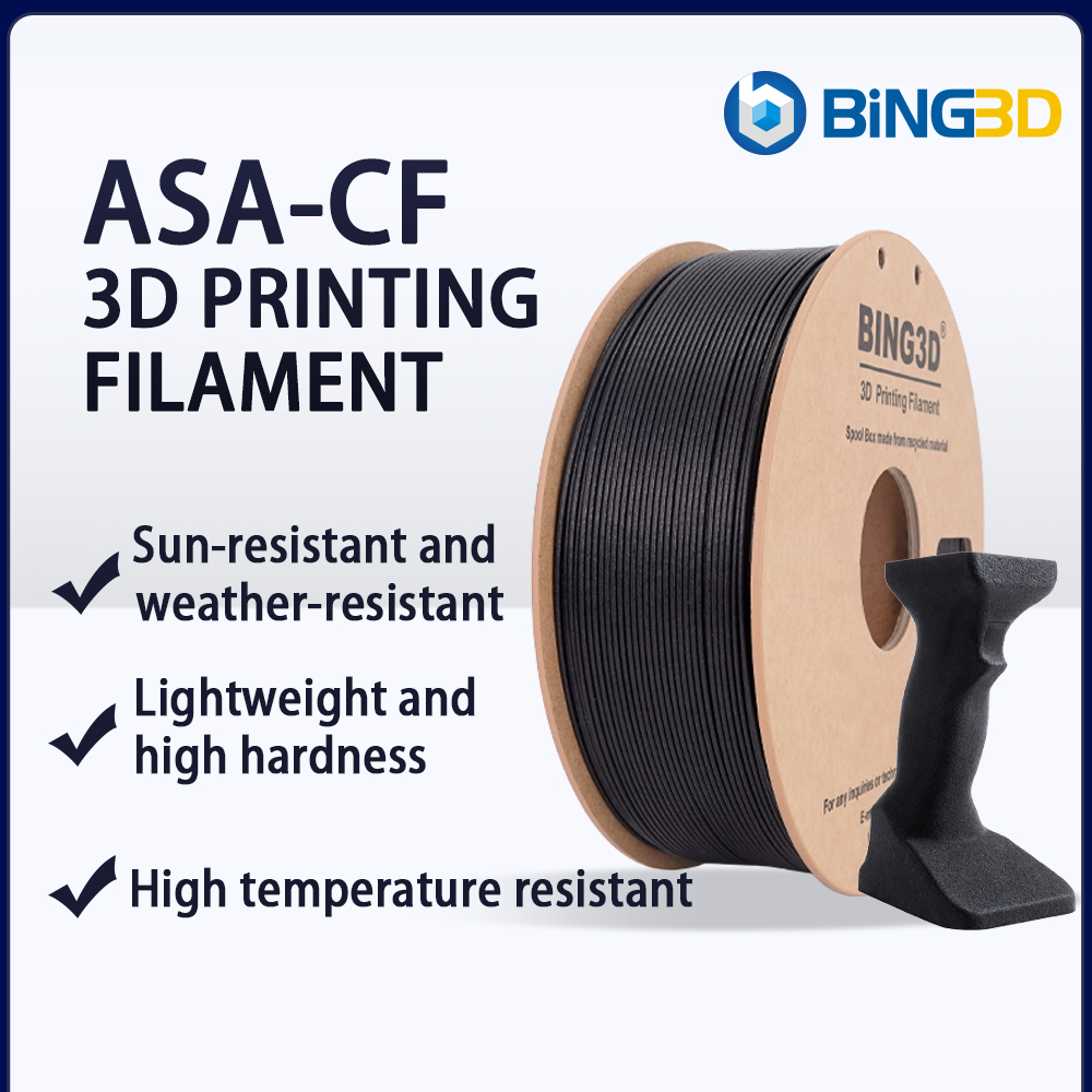 Asa Filament Outdoor - Filamen Printer 3D Bing ASA-CF10 Berbahan