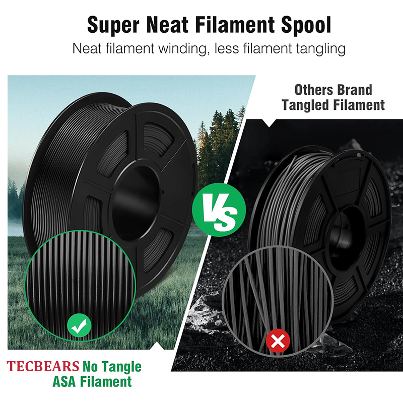 Filamen Printer 3D TECBEARS AS - Asa Filament Outdoor ulasan dan harga