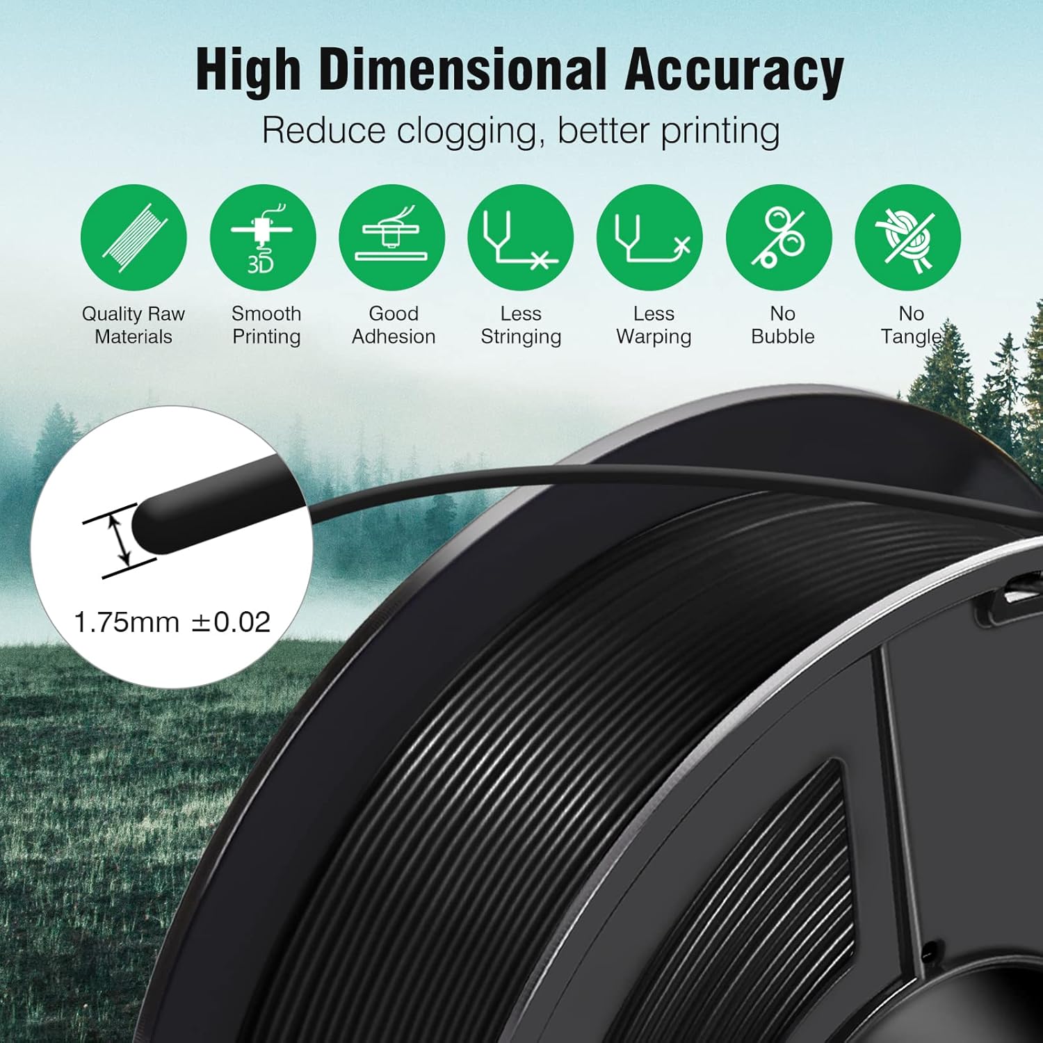 Filamen Printer 3D TECBEARS AS - Asa Filament Outdoor ulasan dan harga