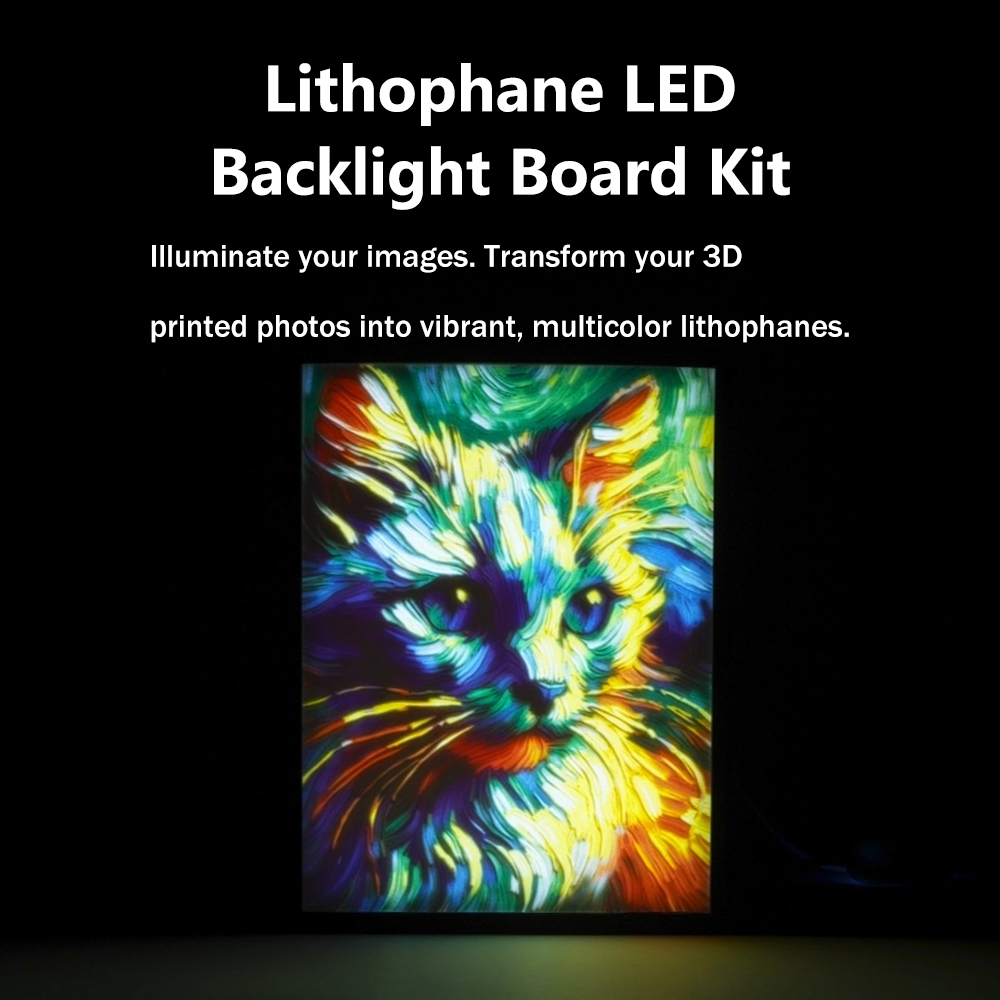 Panel LED Lithophane CMYK untu - 3D Printing Bambu ulasan dan harga