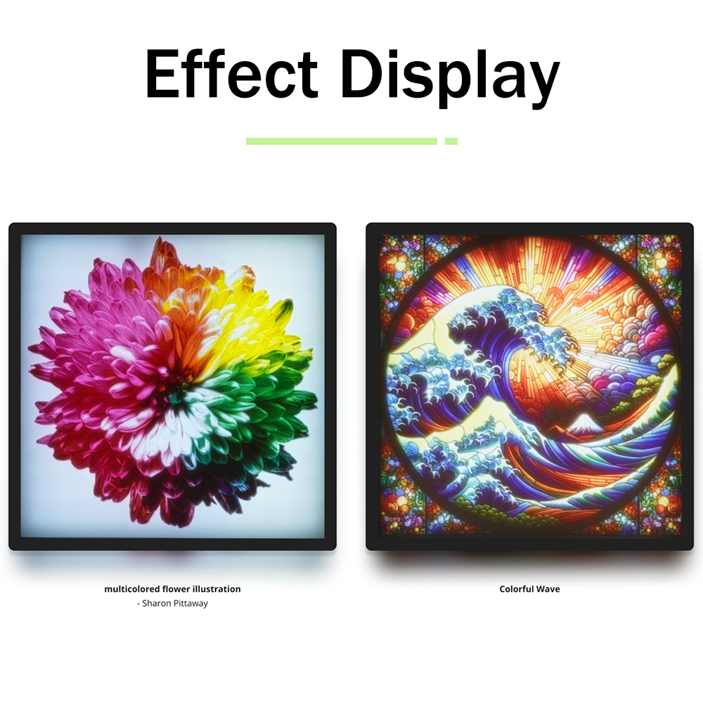 Panel LED Lithophane CMYK untu - 3D Printing Bambu ulasan dan harga