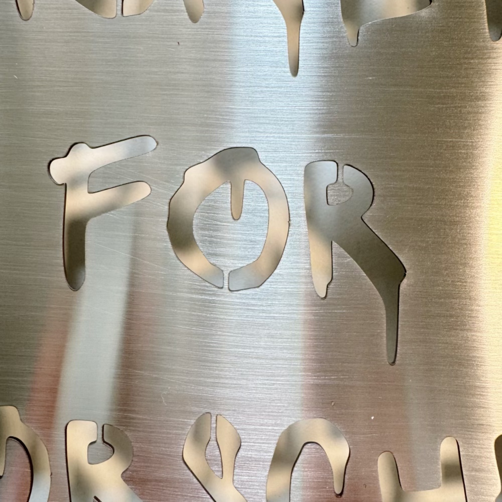 Papan Nama Stainless Steel Mod - 3D Printing Name ulasan dan harga