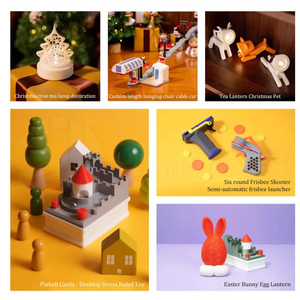 Komponen Model Kreatif DIY Bam - 3D Printing Bambu ulasan dan harga