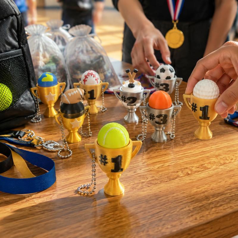 Gantungan Kunci Trofi Bola Ola - 3D Printing Use ulasan dan harga