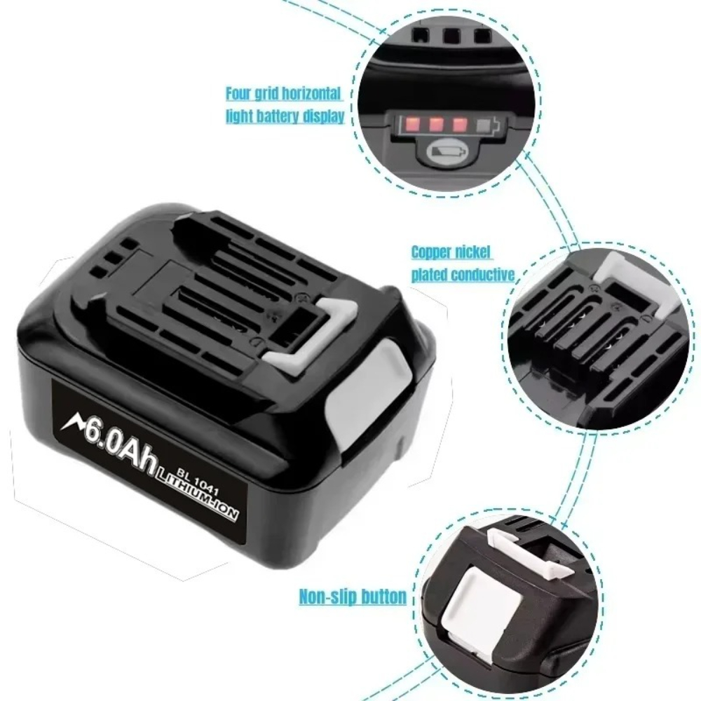 Baterai Li-ion 10.8V/12V 4000m - Makita Drill Hp1640 ulasan dan harga