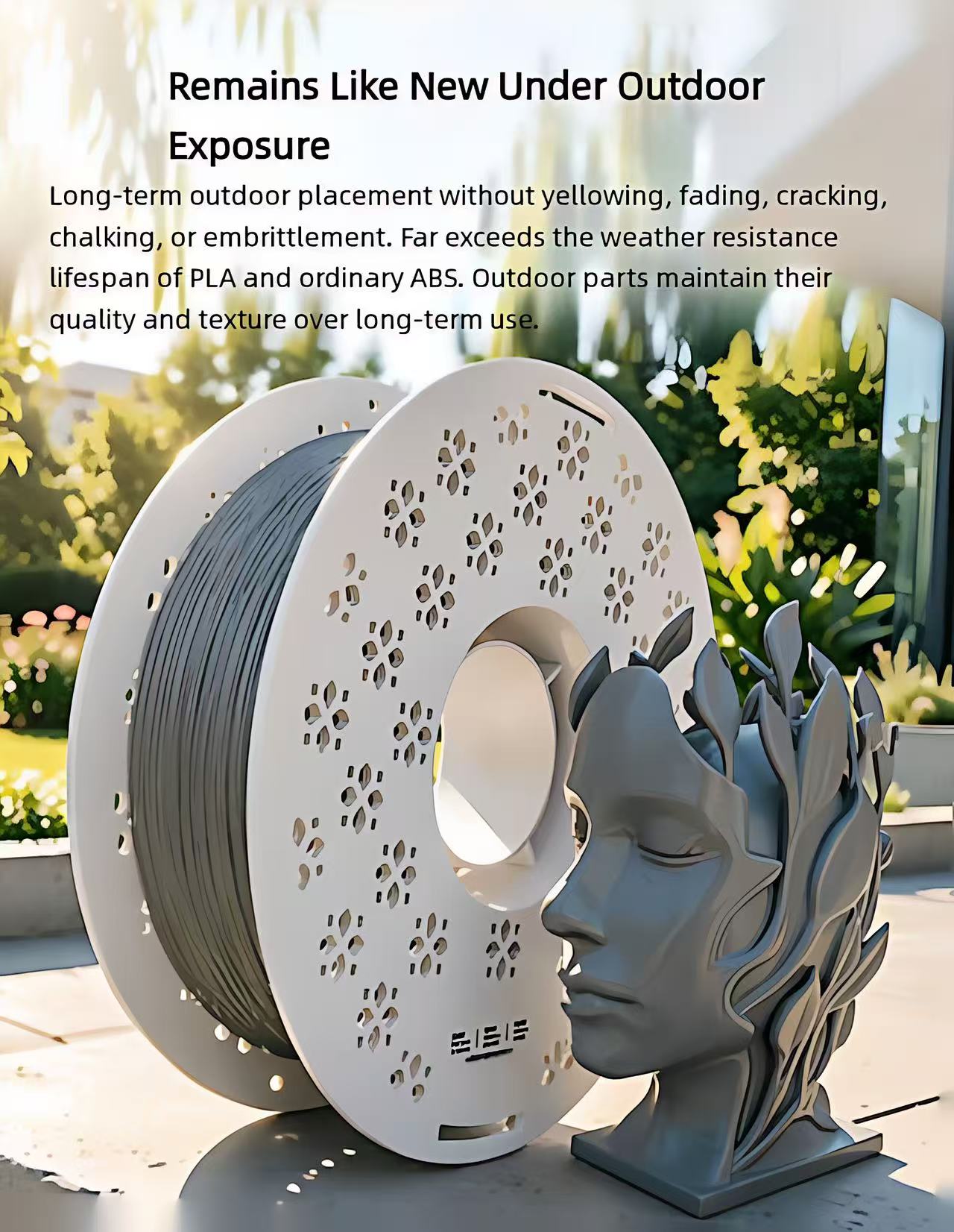 Filamen ASA 1.75mm 1KG Tahan U - Asa Filament Outdoor ulasan dan harga