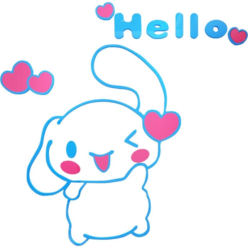 Sanrio Cinnamoroll 3D Akrilik  - 3D Printing Objects ulasan dan harga