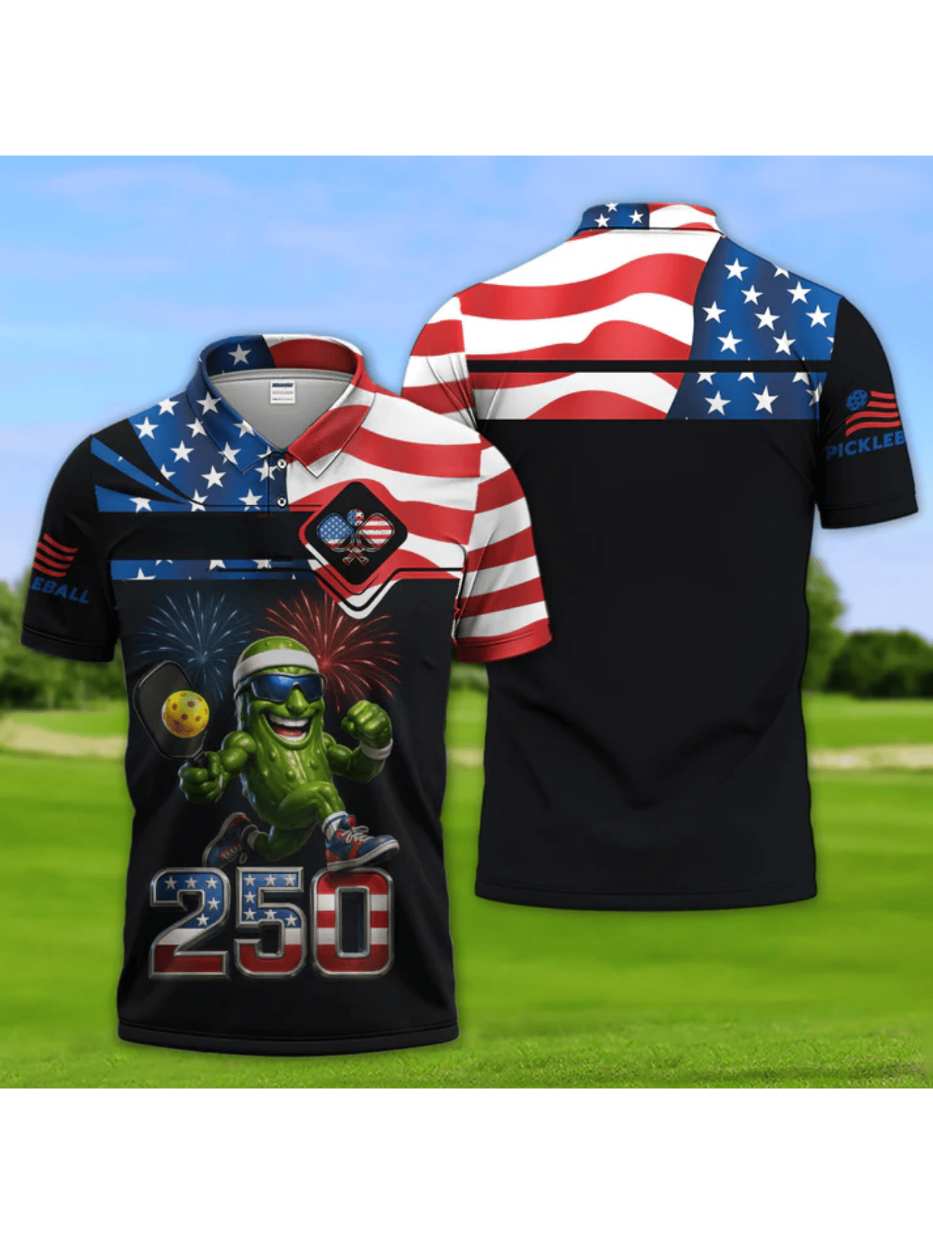 Kaos Polo Pria Edisi Ulang Tah - 3D Printing Eagle ulasan dan harga
