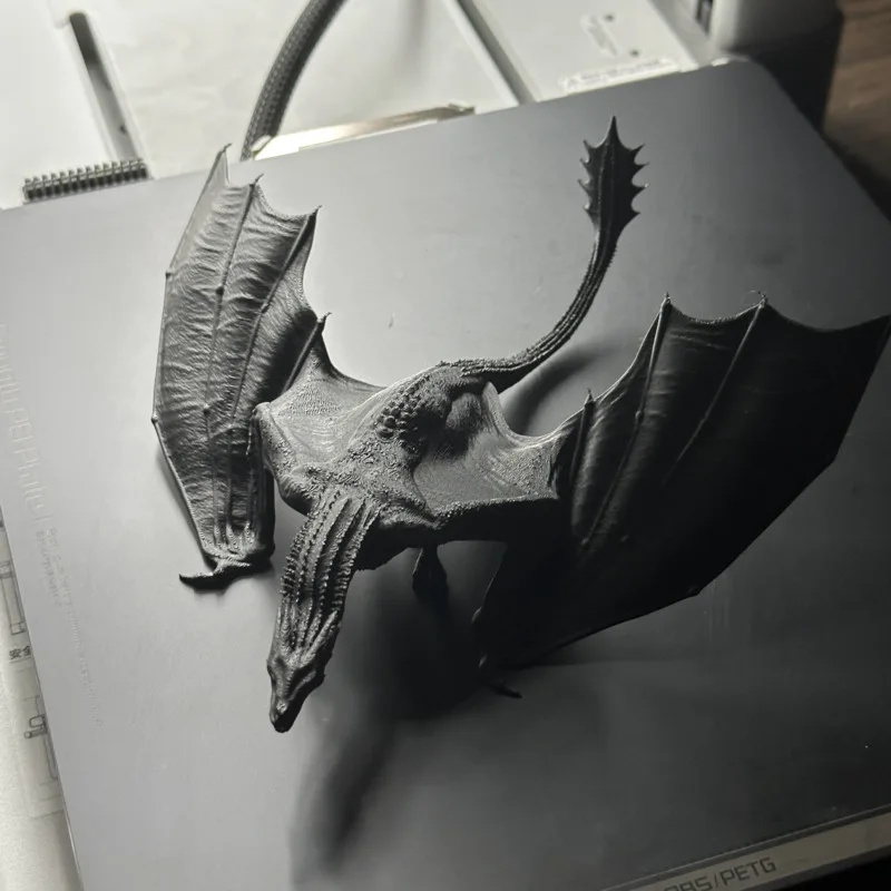 Figurine Naga Terbang 3D Cetak - 3D Printing For Dummies ulasan dan harga