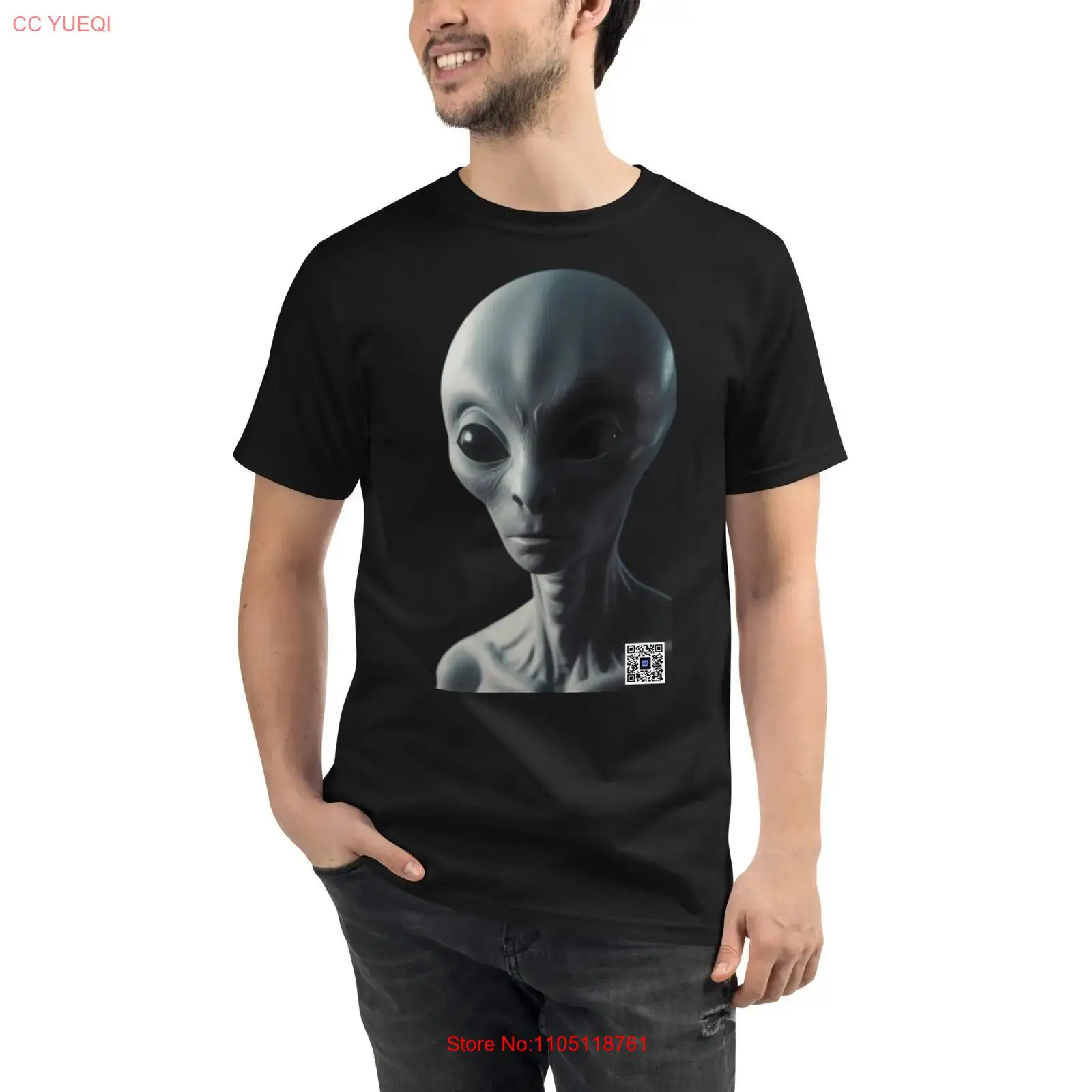 Kaos Alien Organik dengan kode - 3D Printing Qr Code ulasan dan harga