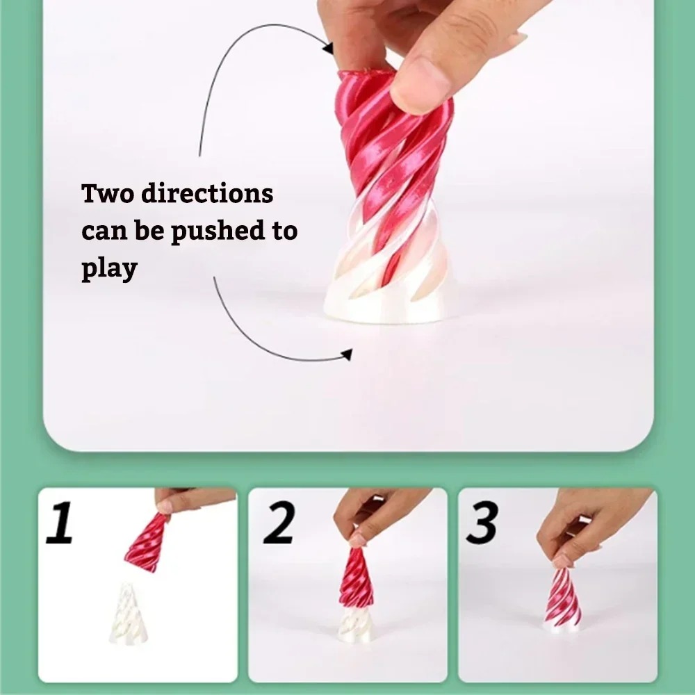 Mainan Kerucut Spiral Cetak 3D - 3D Printing Objects ulasan dan harga
