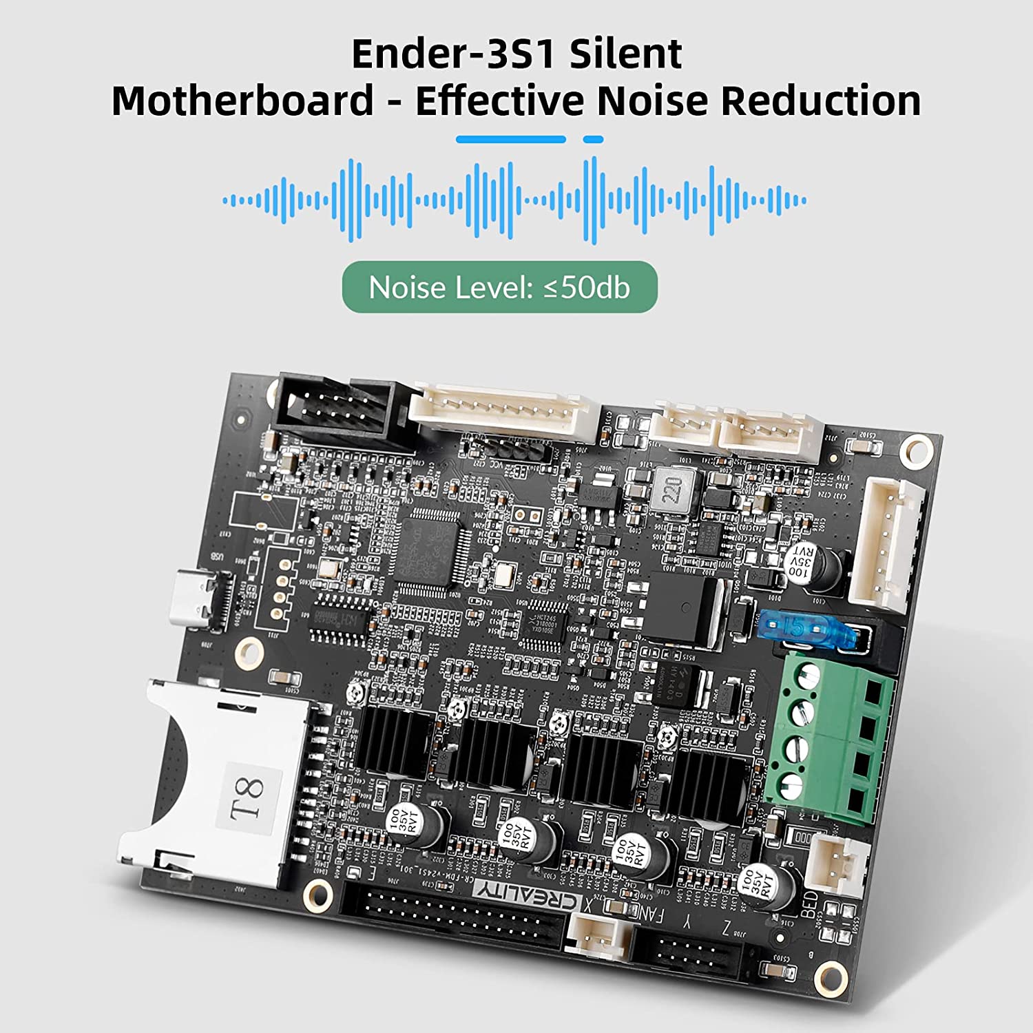 Creality untuk Ender-3 S1 Sile - Motherboard 3D Printer ulasan dan harga
