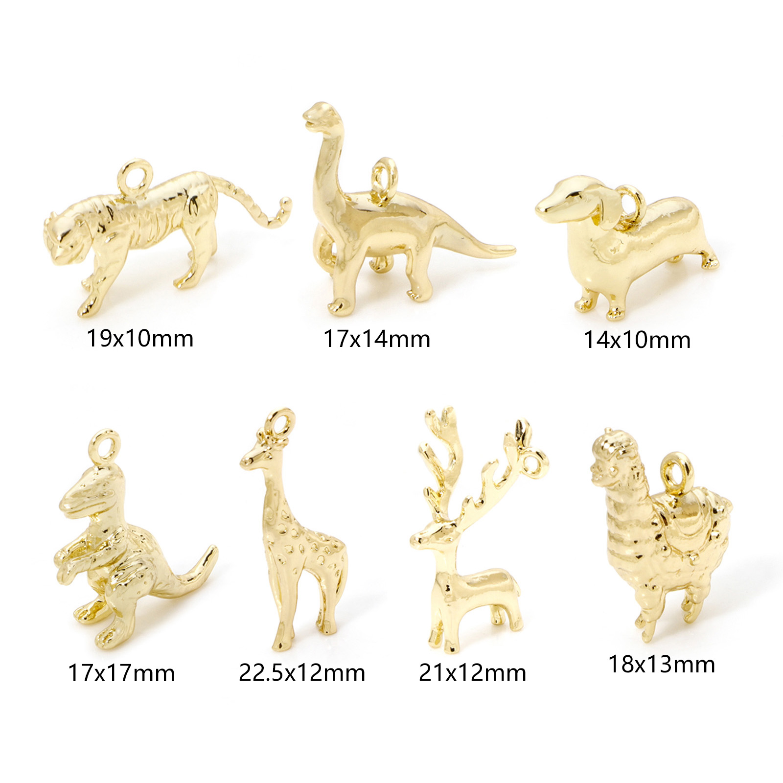 2 buah jimat hewan kuningan 18 - 3D Printing Jewellery ulasan dan harga