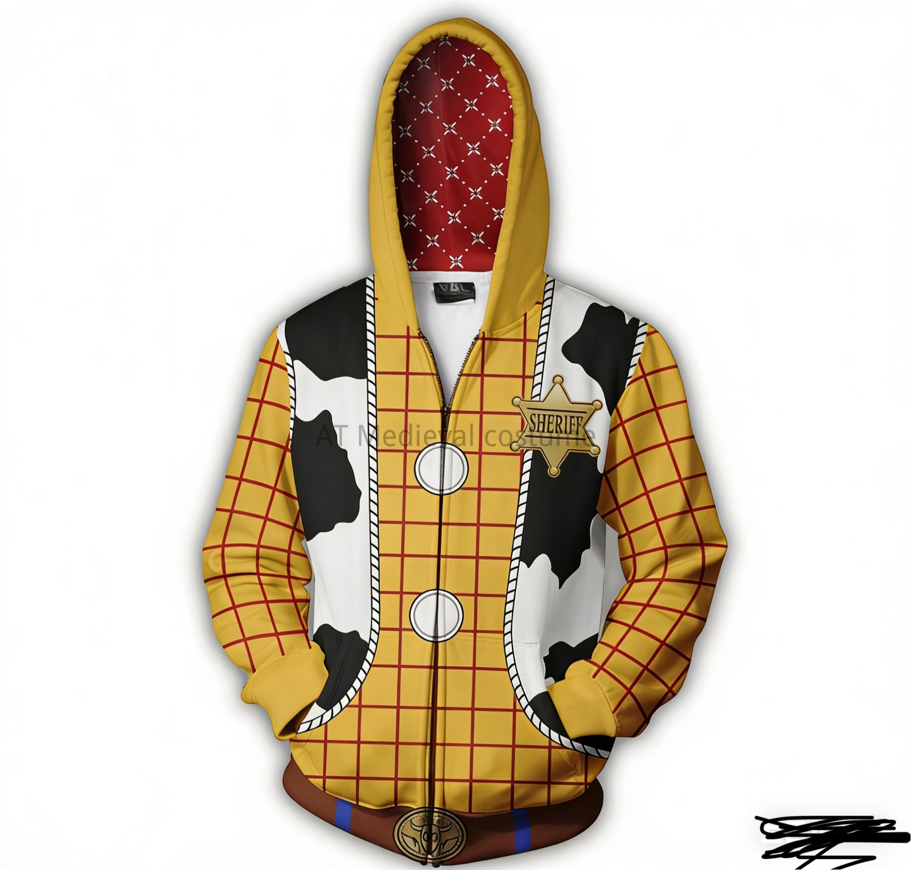 Kostum Mainan Hoody Cetak 3D C - 3D Printing Objects ulasan dan harga