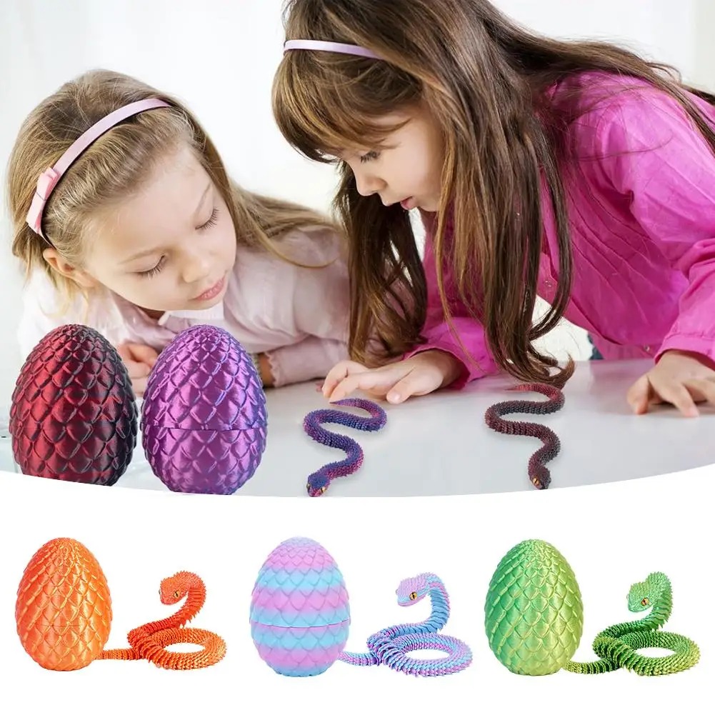 Telur Naga Ular Keren Cetak 3D - 3D Printing Joint ulasan dan harga