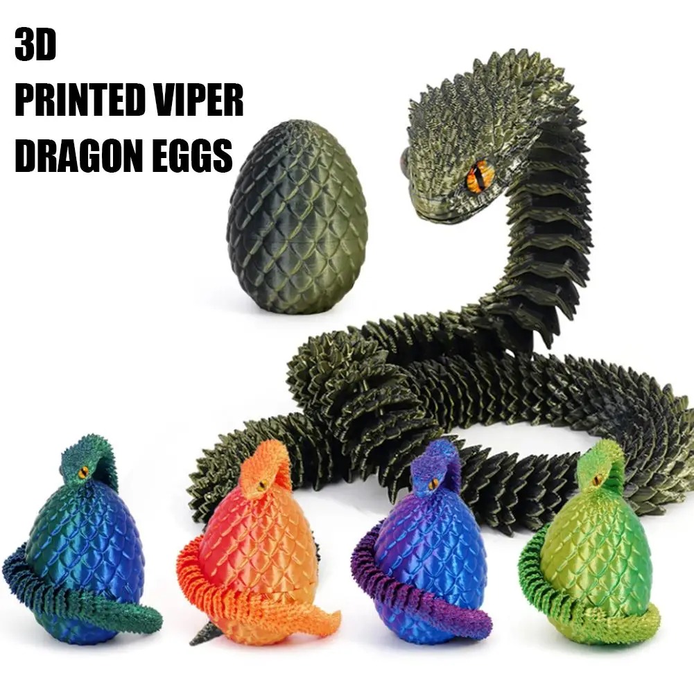 Telur Naga Ular Keren Cetak 3D - 3D Printing Joint ulasan dan harga