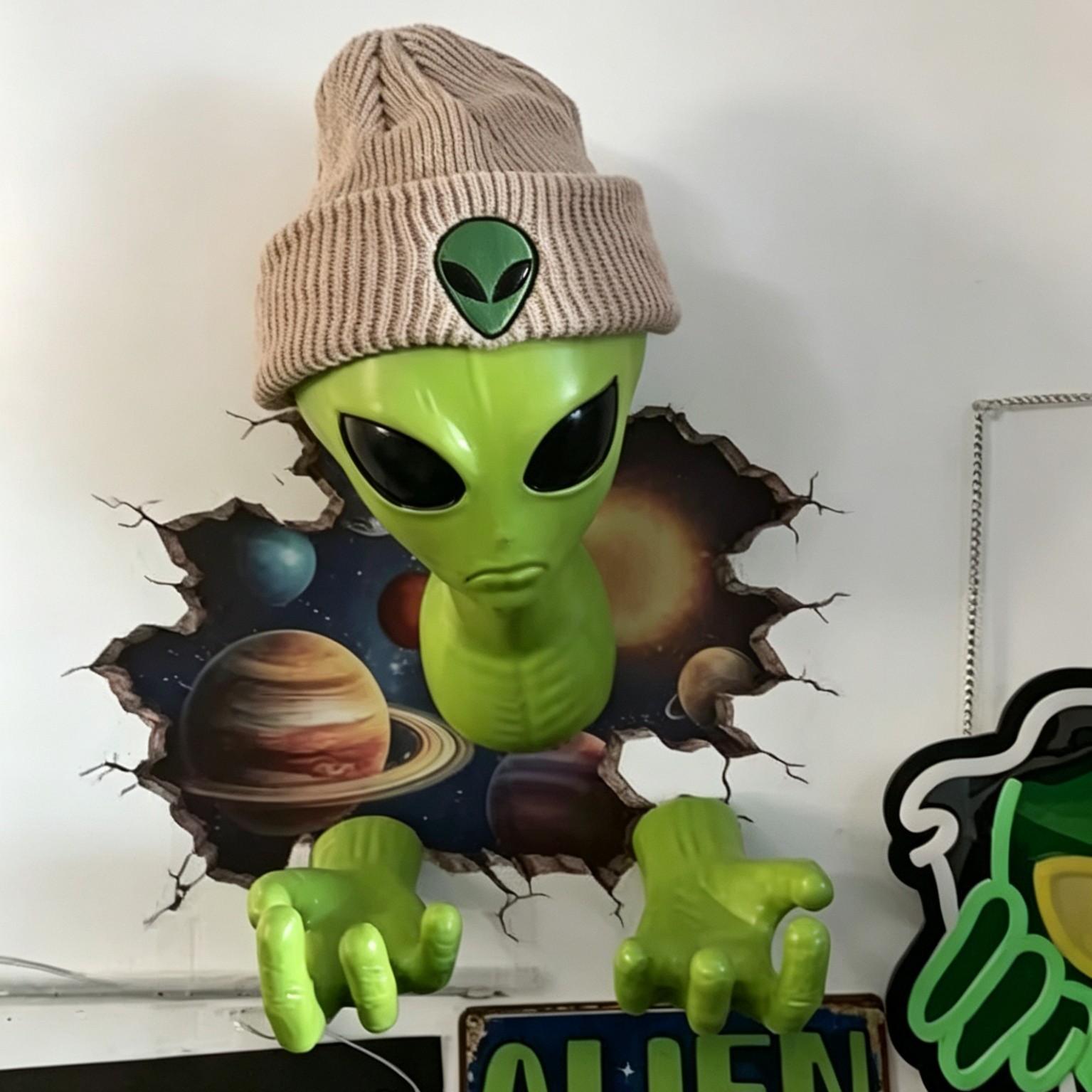1 Liontin Alien Hijau, Patung  - 3D Printing Objects ulasan dan harga