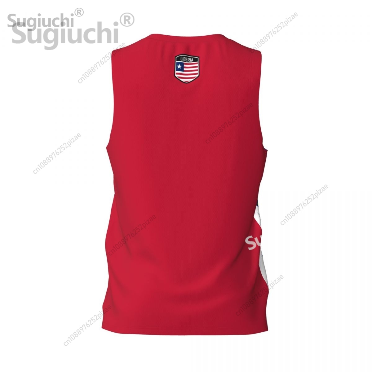 Kaos Olahraga Bendera Liberia  - 3D Printing Name ulasan dan harga