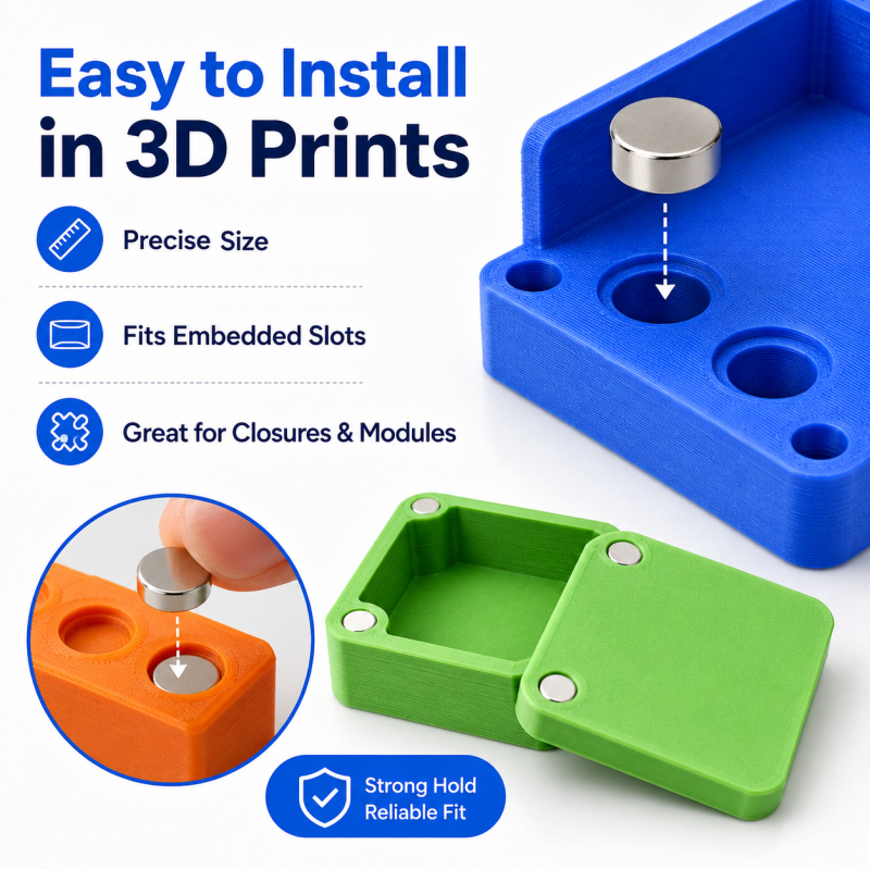 200pcs/box Kit Magnet Cetak 3D - 3D Printing Bambu ulasan dan harga