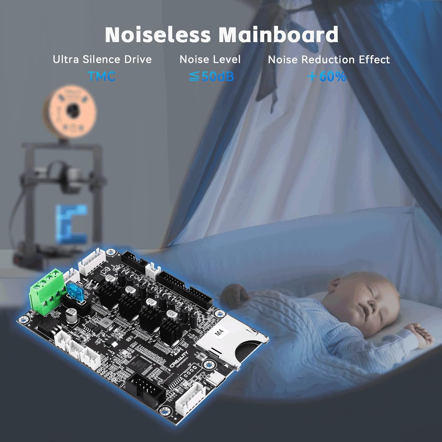 CREALITY Ender 3 V3 SE Motherb - Motherboard 3D Printer ulasan dan harga