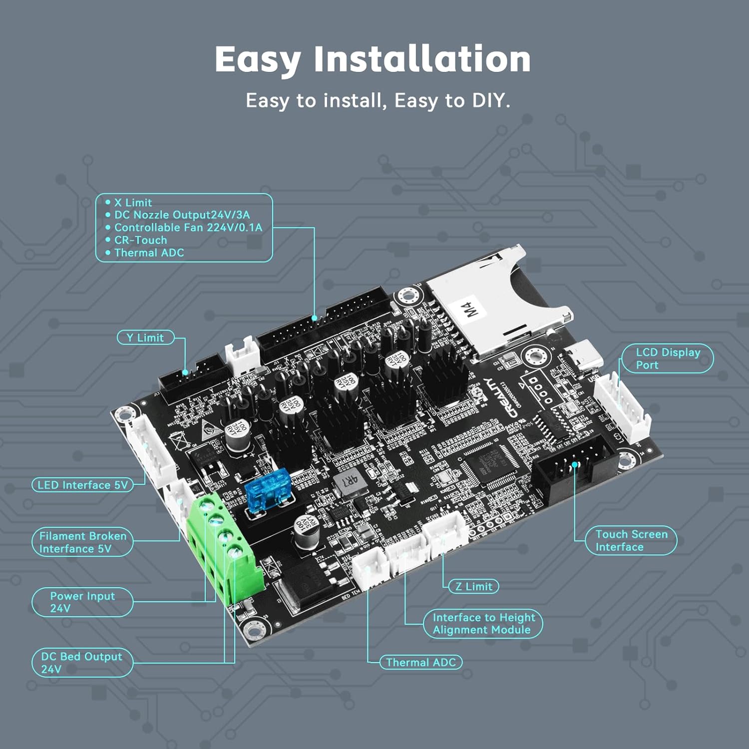 CREALITY Ender 3 V3 SE Motherb - Motherboard 3D Printer ulasan dan harga