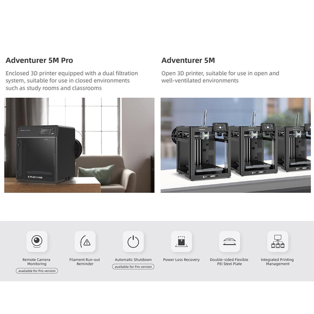 Flashforge Adventurer 5M Pro P - 3D Printing Files ulasan dan harga
